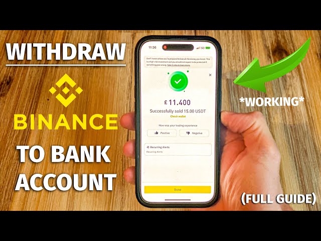 How to Make a Binance Cash Withdrawal to Your Bank