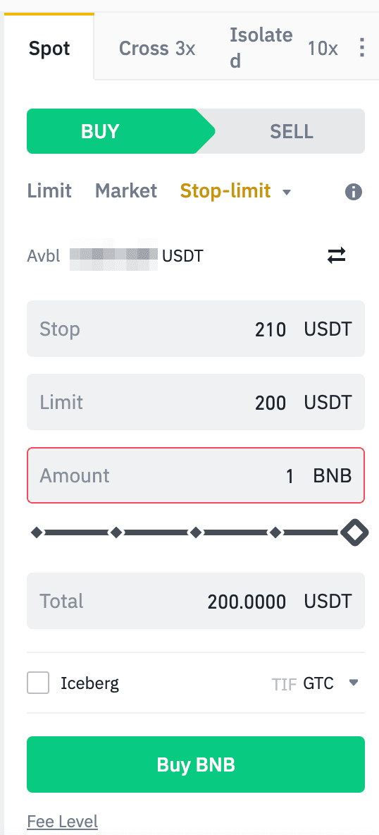 cryptolive.fun Trailing Stop Order