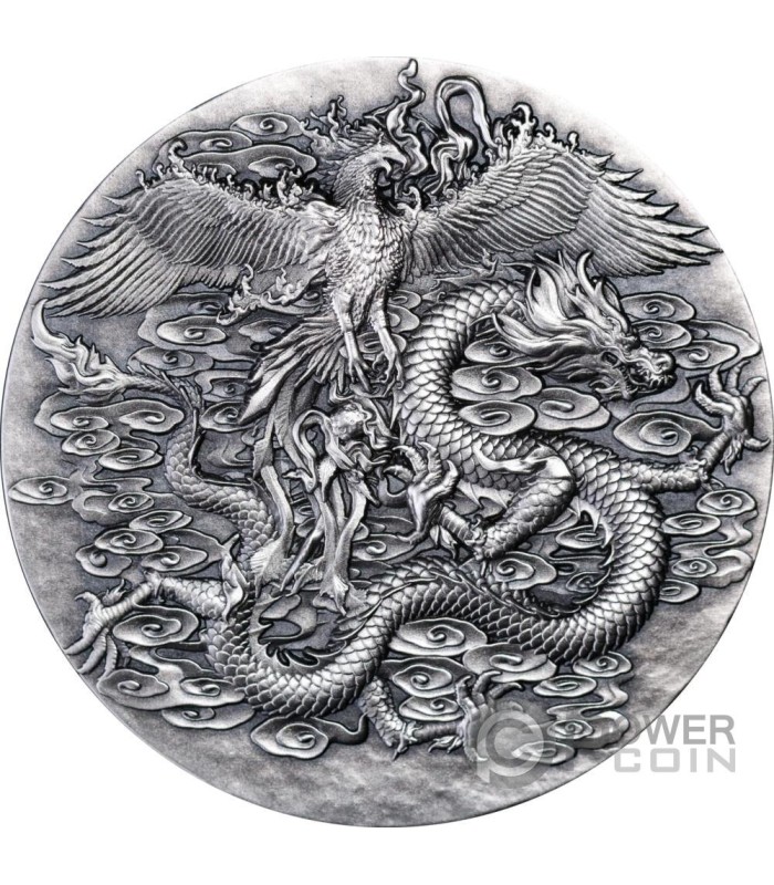 Dragon and Phoenix, Australia, 1 oz. silver coin! - cryptolive.fun