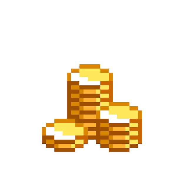 Gold Coin Pixel Art by Zundife on DeviantArt