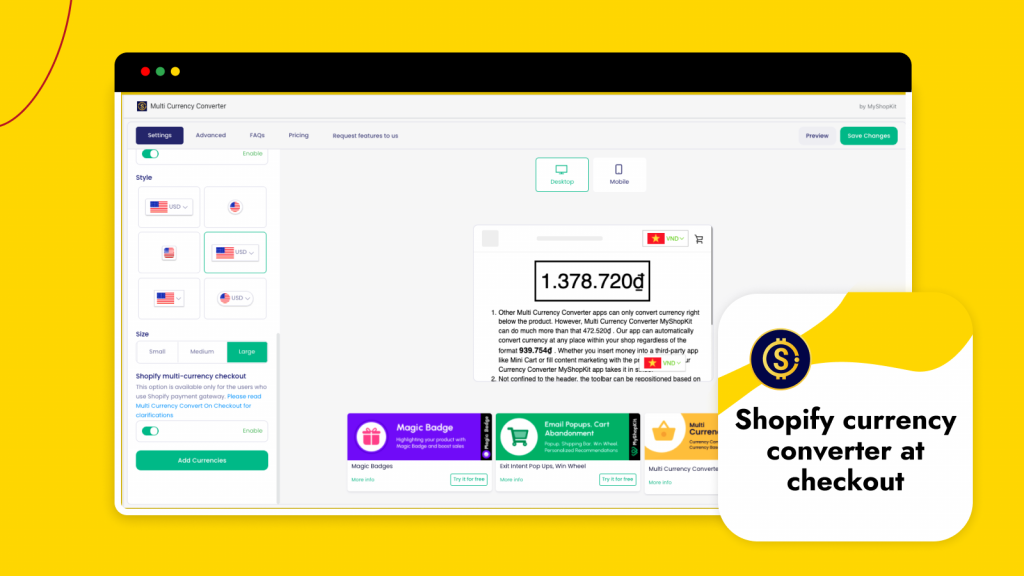 10 Best Currency Converter apps for Shopify - Helplama Helpdesk