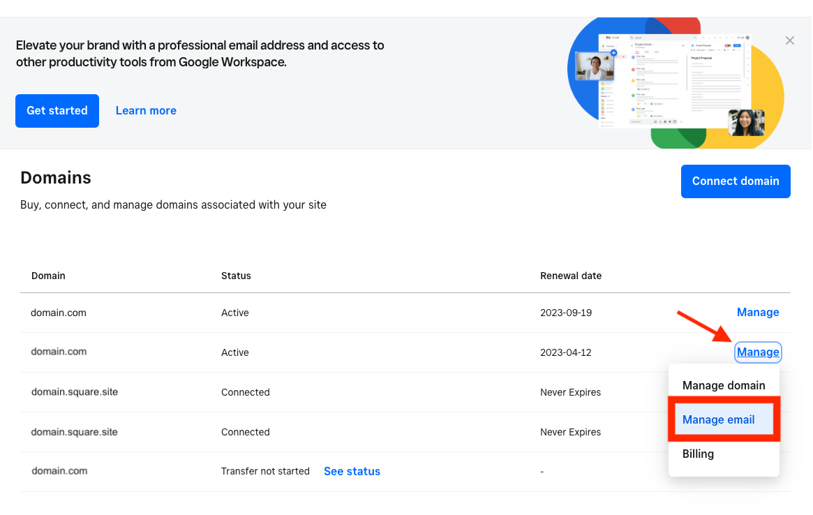 About the Squarespace purchase of Google Domains registrations - Google Domains Help