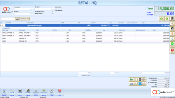 F&B RETAIL Centric POS System Software Multi Fucntion E-Wallet Billing Stock Control International