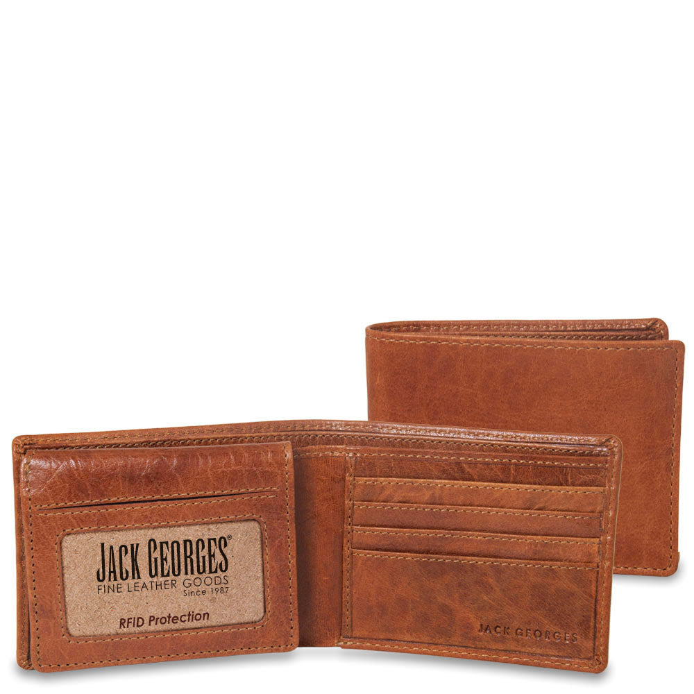 Window ID Bi Fold Leather Wallet – Moonshine Leather Company