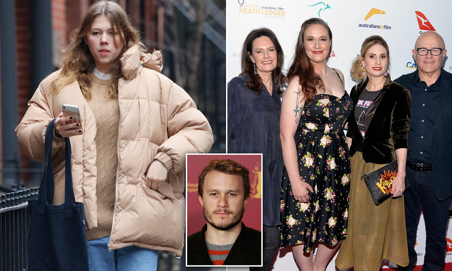 Heath Ledger's daughter Matilda is spitting image of late father 14 years after his death