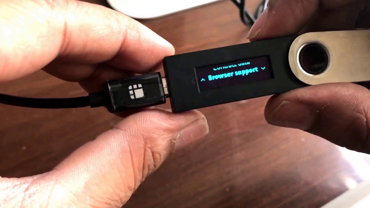 Ledger Nano S interface first look | Ledger