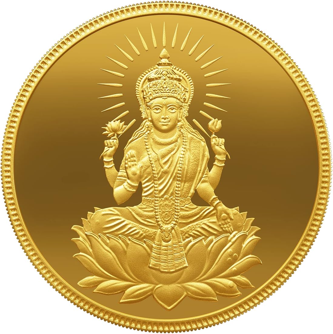 4 gram 22kt Goddess Lakshmi Gold Coin Price in Kerala