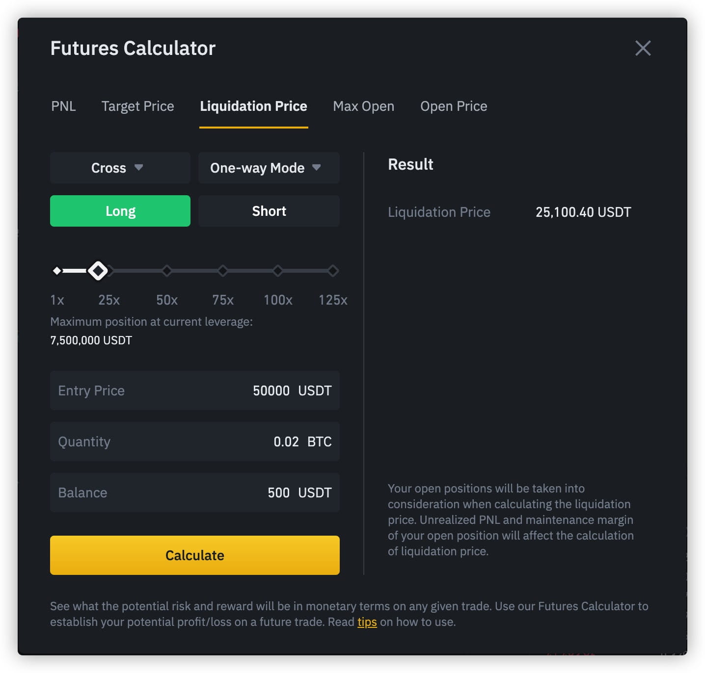 Binance Futures Calculator - Profit & Leverage Calculator - Dappgrid