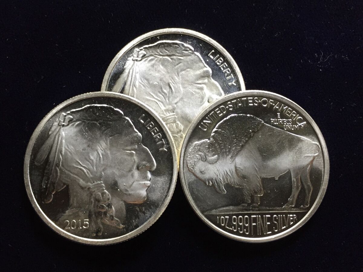 1 oz - Silver Indian Head - Buffalo – MK Coins