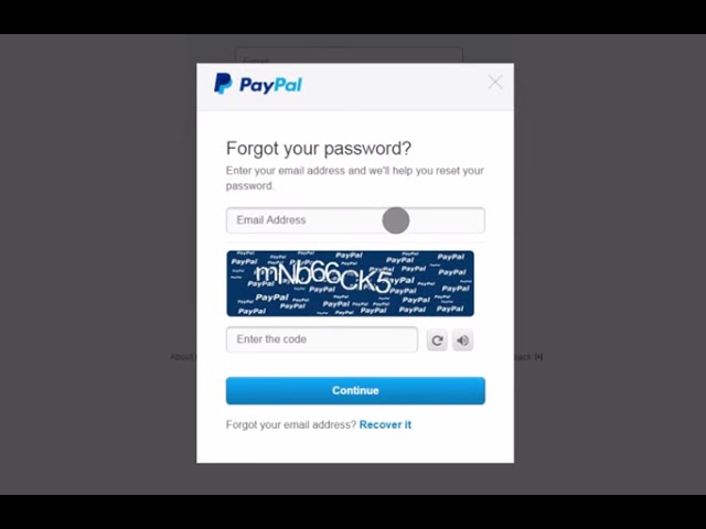 How to Reset a PayPal Password - Free PayPal tutorials