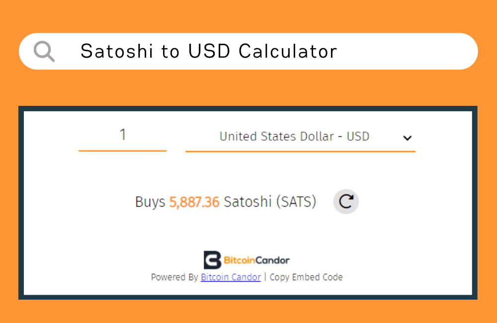 Bitcoin to Satoshi Converter (BTC to Sats) in 1 Click