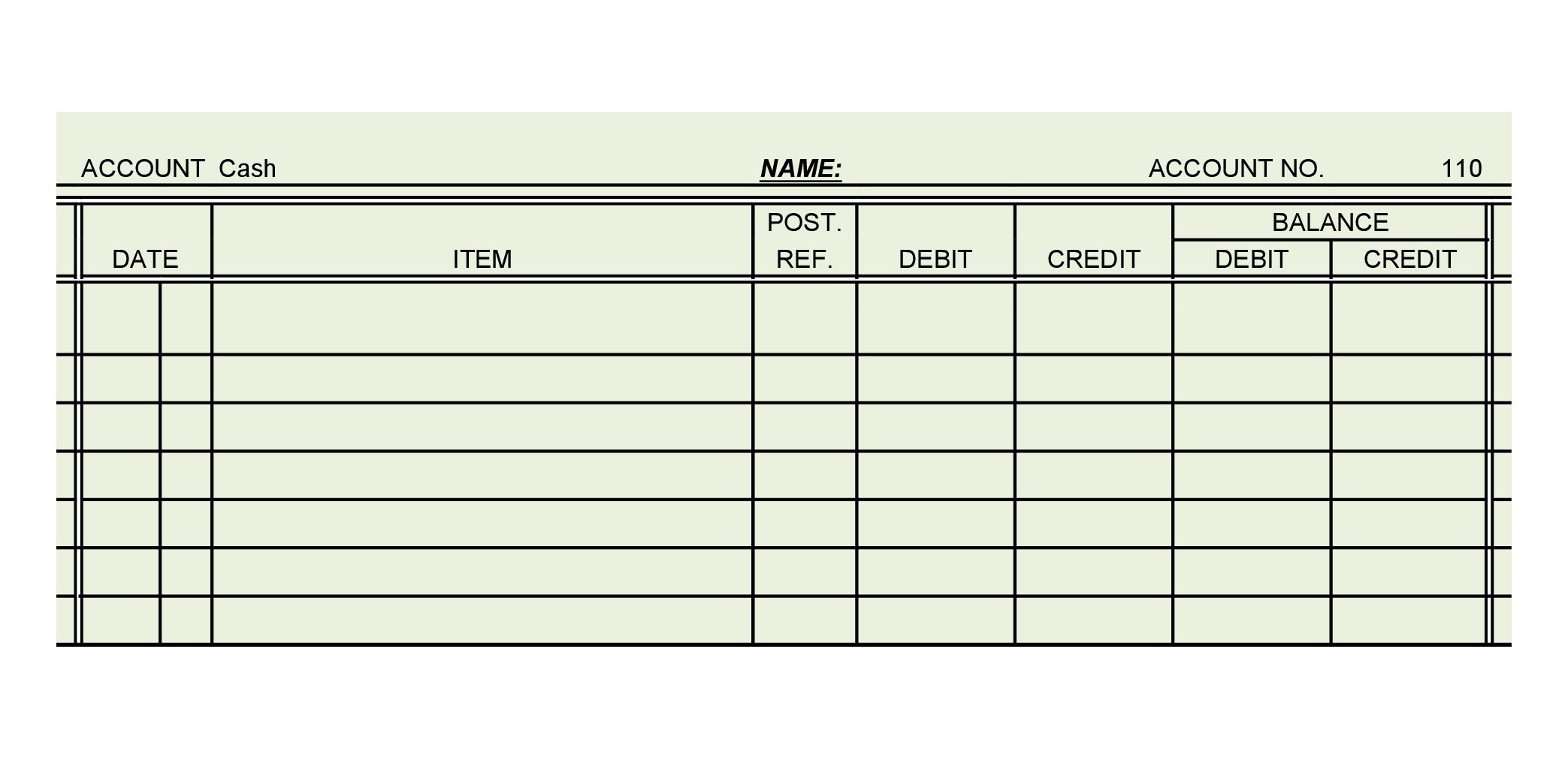 Free Printable Ledger Sheets - cryptolive.fun