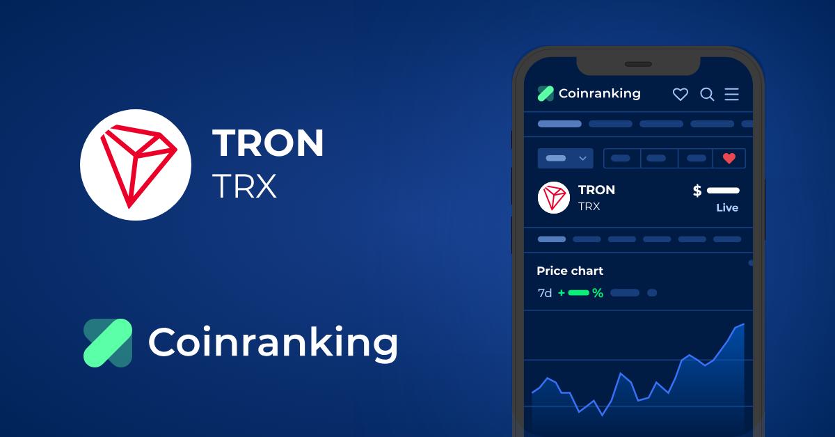 Tron (TRX) $ Charts, Live Price, Market Cap & others Data >> Stelareum