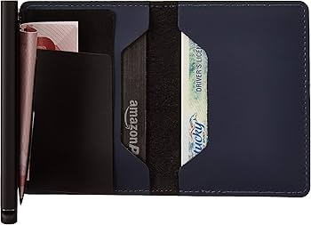 Secrid Slimwallet Matte Nightblue & Orange