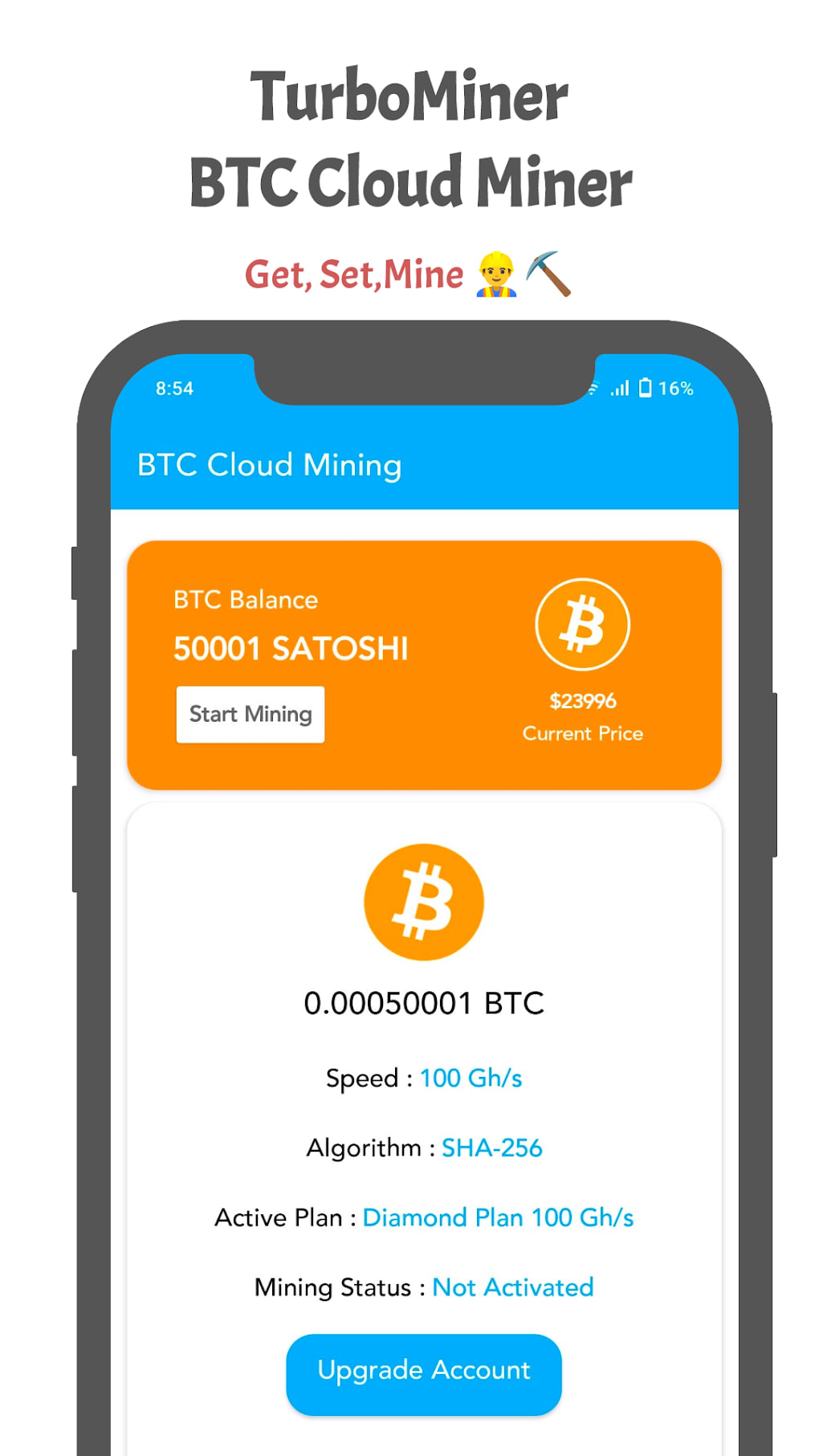 Auto Bitcoin Miner Pro (Cloud Mining) APK (Android App) - Free Download