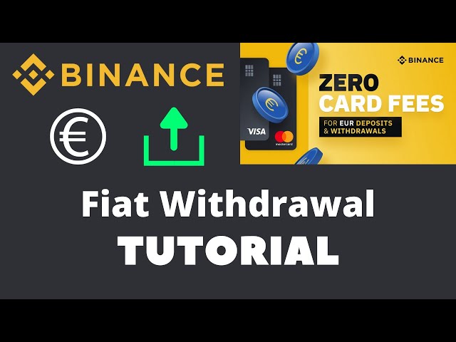 How to Withdraw to a Bank Account from Binance