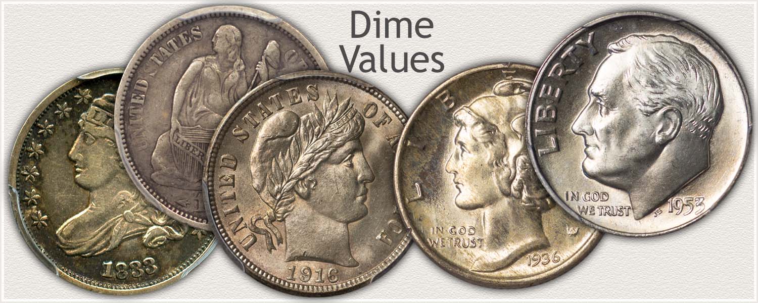 Coin Value: US Roosevelt Dime to Date