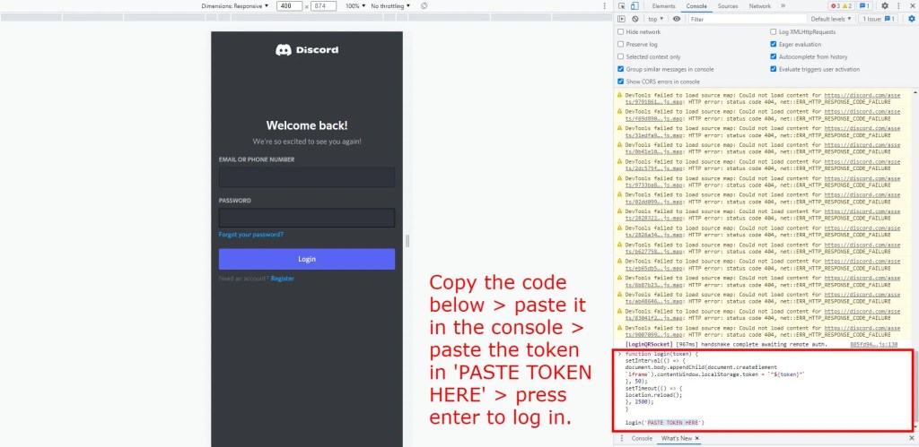 Obtaining Discord Token