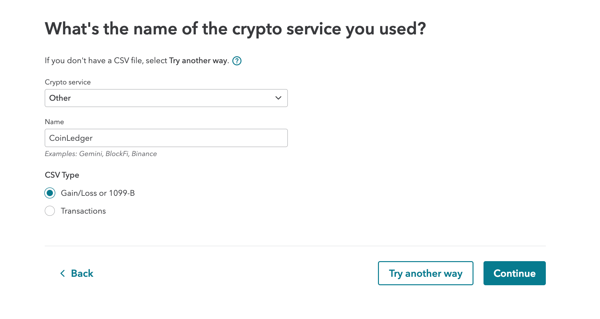 How do I enter my crypto in TurboTax?