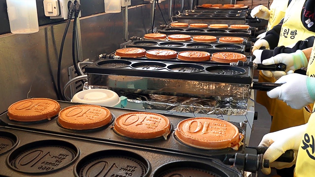 Viral Korean 10 Won Coin Pancake At New Doughnut Kiosk In Great World - 8days