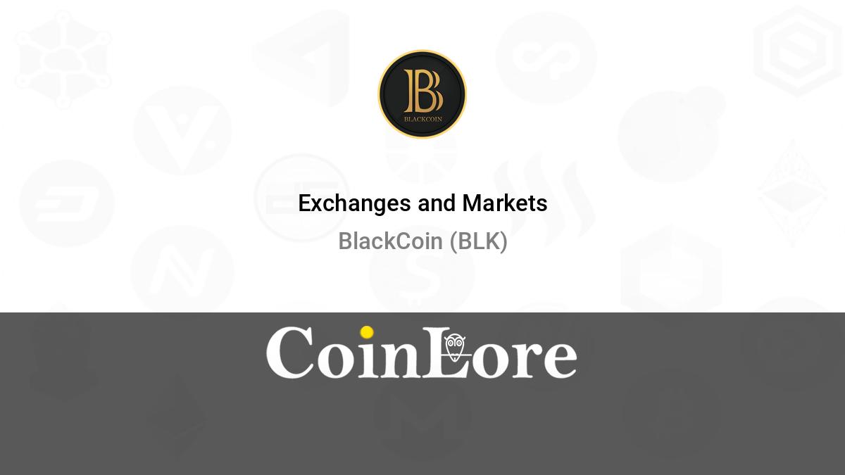 BlackCoin Price Today - BLK Coin Price Chart & Crypto Market Cap