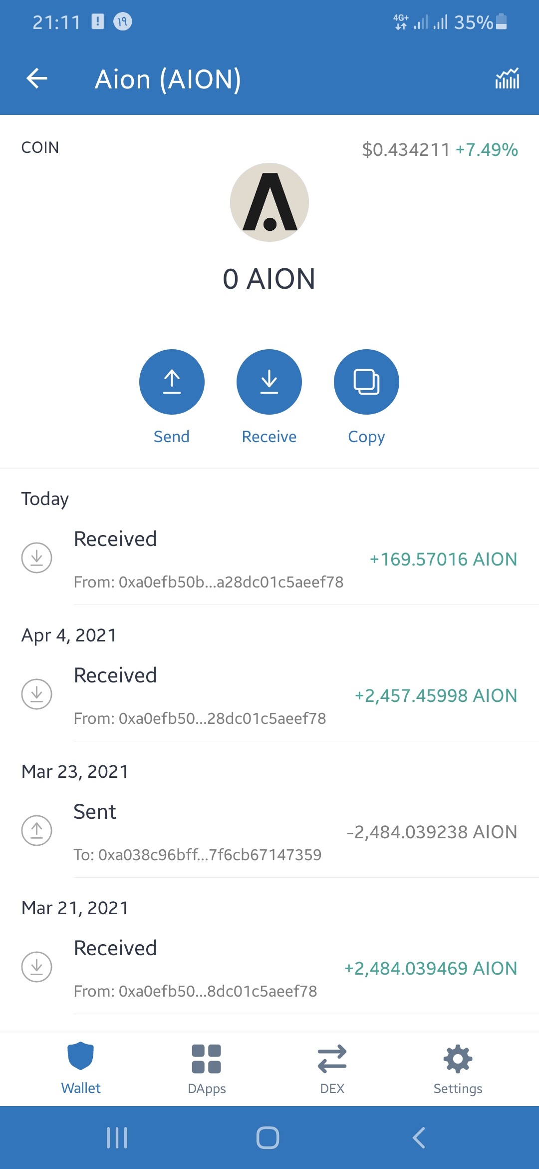 Ecobolsas | 7 Best AION Wallets For » CoinFunda