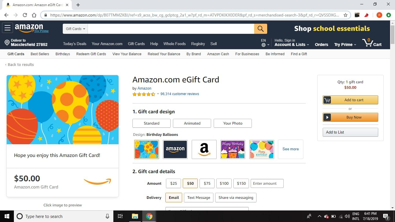 Buy Discounted Amazon Gift Cards Online - Cardyard