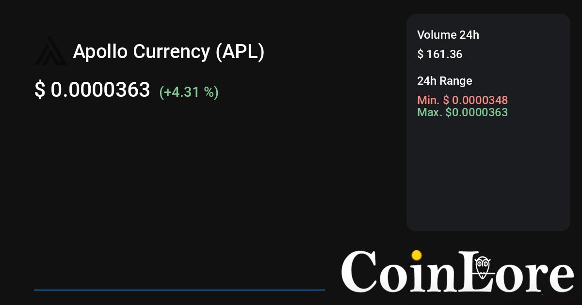 Exchange Apollo Currency (APL) | SwapSpace Exchange Aggregator