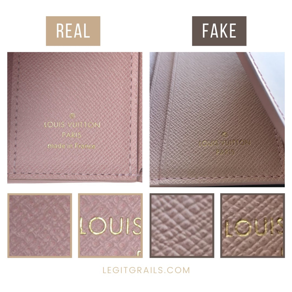 How To Spot Real Vs Fake Louis Vuitton Wallet – LegitGrails