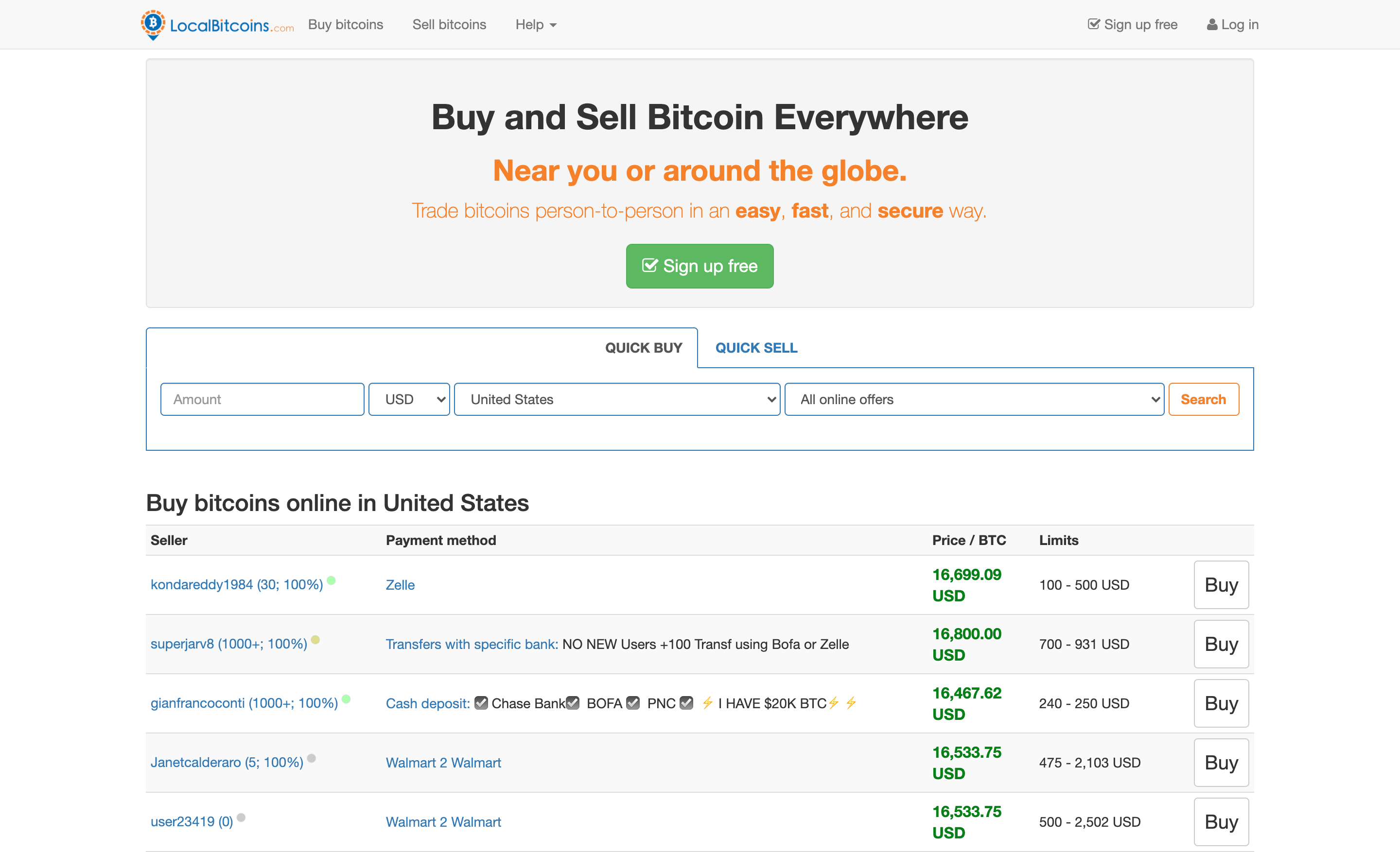 LocalBitcoins review → Safe to use this P2P Bitcoin Marketplace?