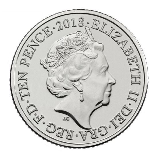 10 Pence - Elizabeth II (F - Fish and Chips; Silver Proof) - United Kingdom – Numista