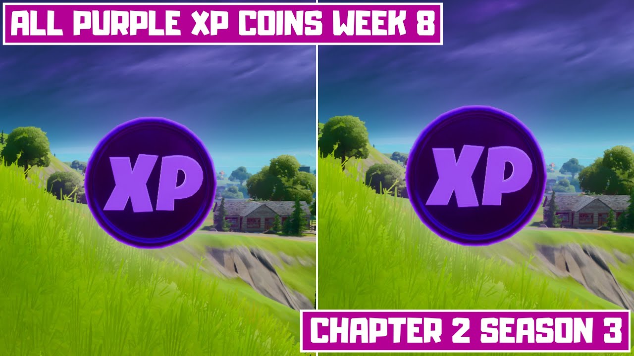 Fortnite Chapter 2 Season 3 Week 8 - Gold XP Coin Locations - Gamepur