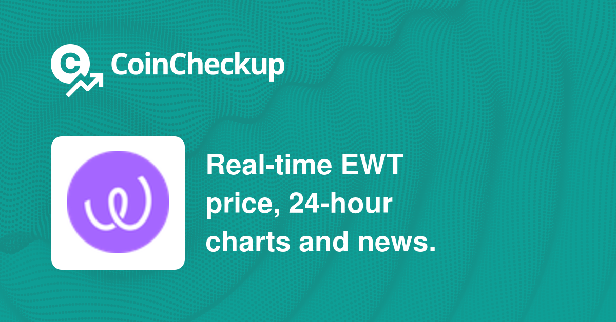 Energy Web Token Price Today - EWT Price Chart & Market Cap | CoinCodex