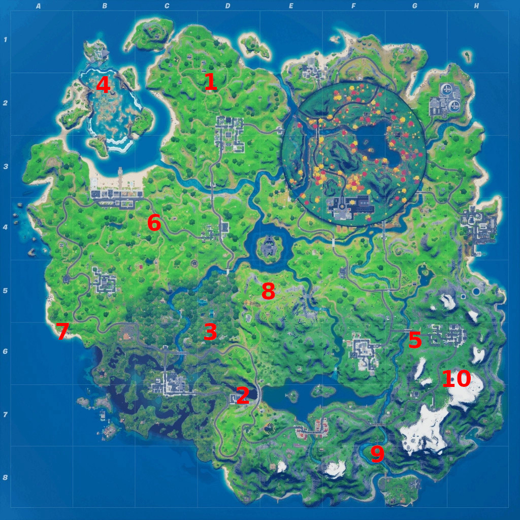 Fortnite: Where To Find All XP Coins - Chapter 2 Season 4 Week 1