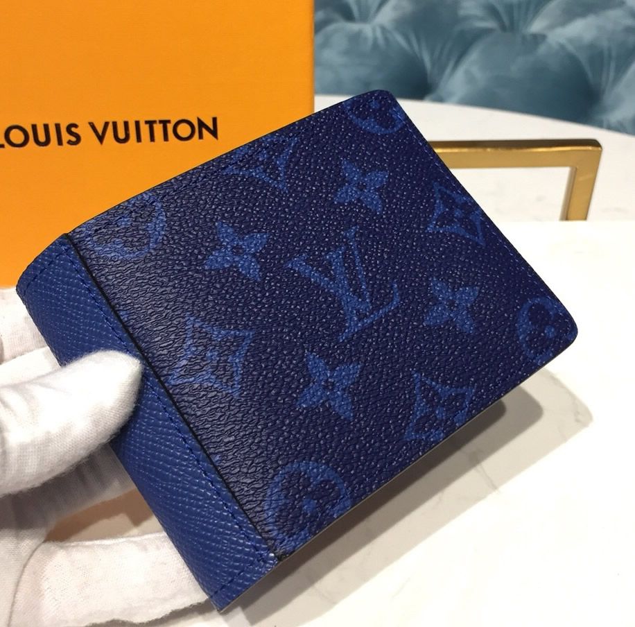 LOUIS VUITTON MONOGRAM MULTIPLE WALLET COBALT BLUE – Caroline's Fashion Luxuries