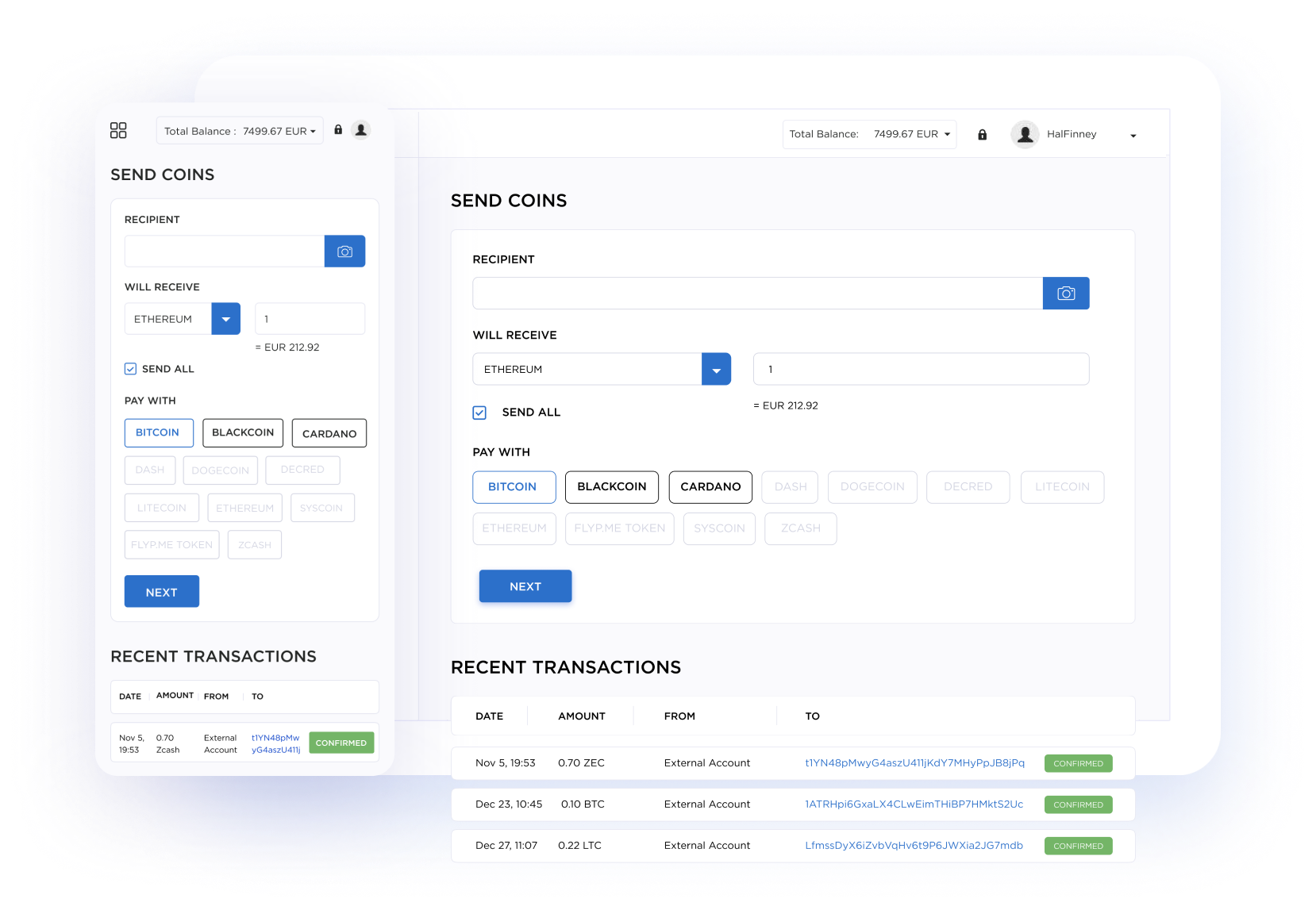 FreeWallet - Free Wallet for Bitcoin and Counterparty