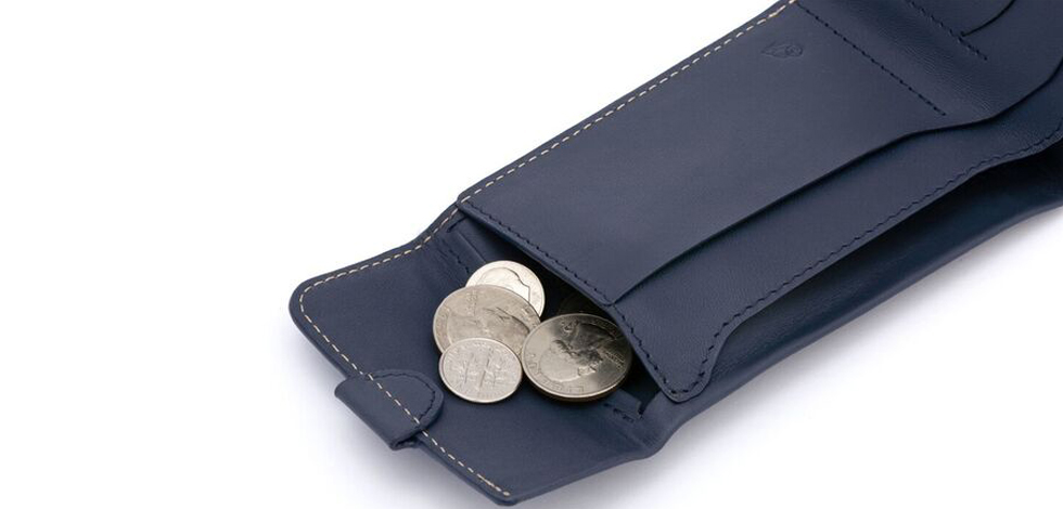 Slim Coin Wallet Navy – Topologie US