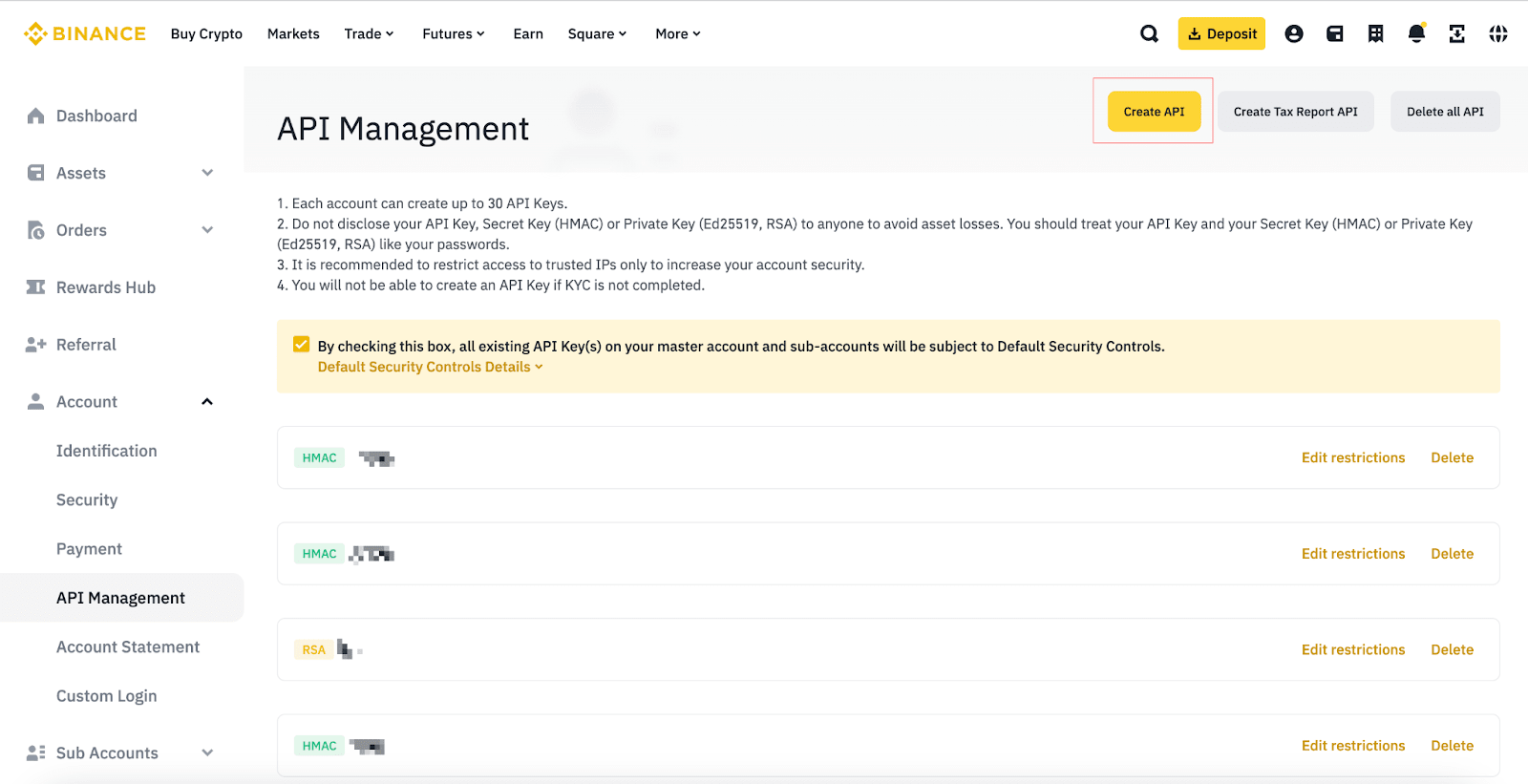 Binance API - Developer docs, APIs, SDKs, and auth. | API Tracker