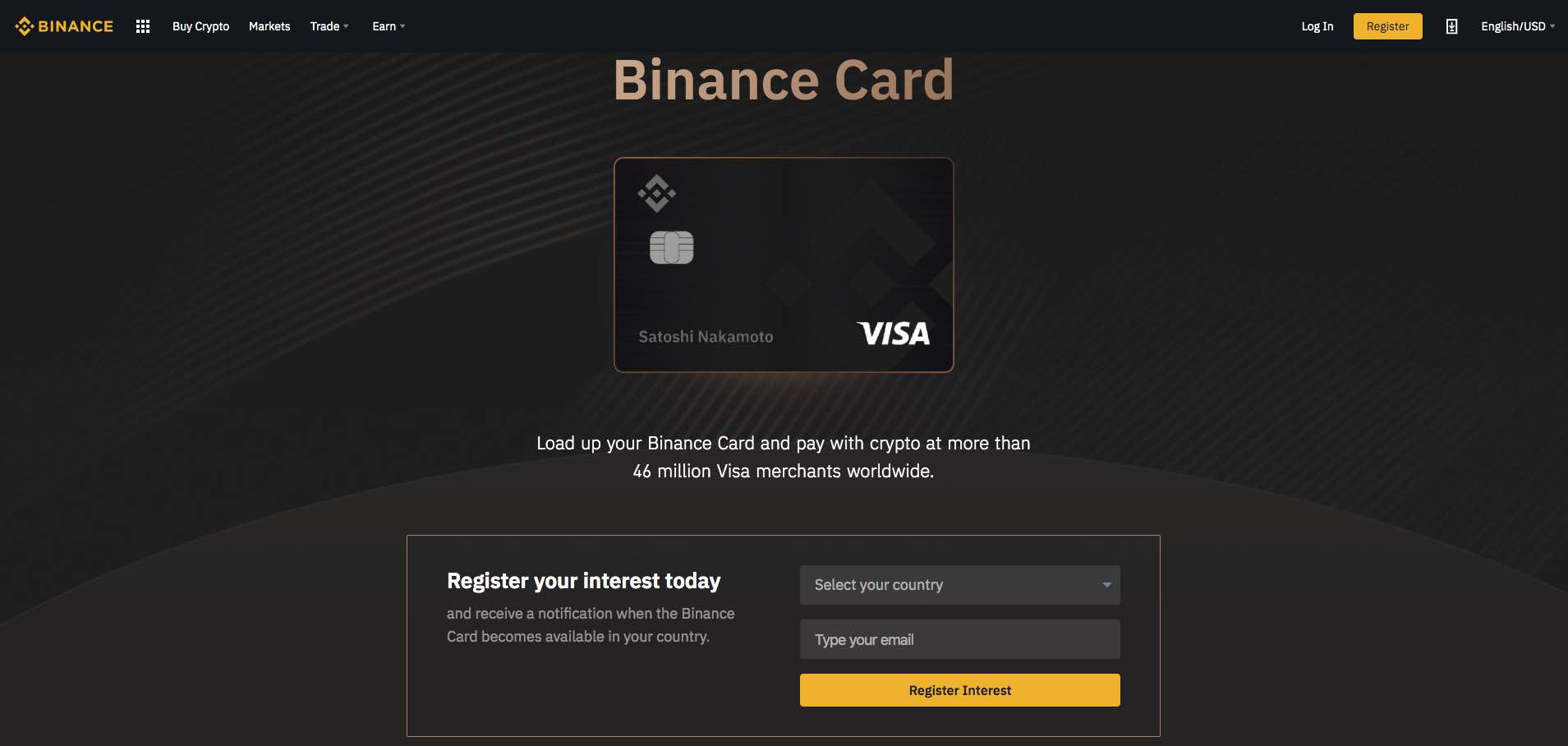 Binance Launches its Own Crypto Debit Card, Pre-Order Costs $15