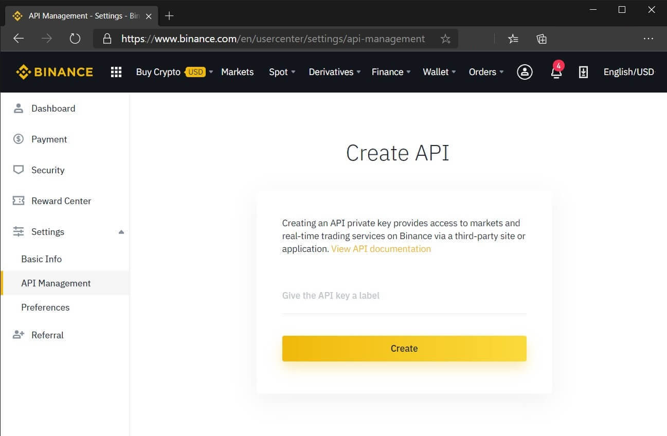 Binance API Documentation