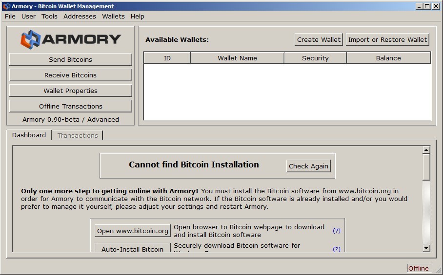 Problems with BTC Armory, any BTC experts? | TEST Squadron - Premier Star Citizen Organization