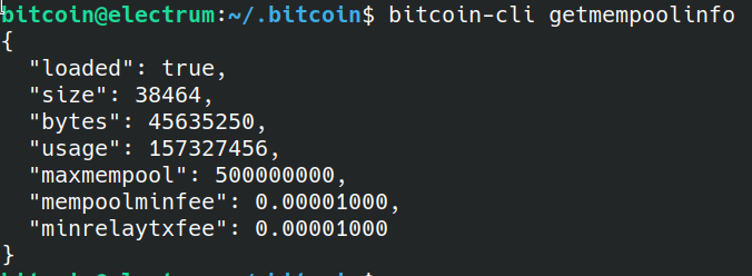 mempool size and transactions - Bitcoin Freedom - Massimo Musumeci