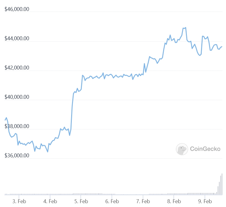 BTC USD — Bitcoin Price and Chart — TradingView