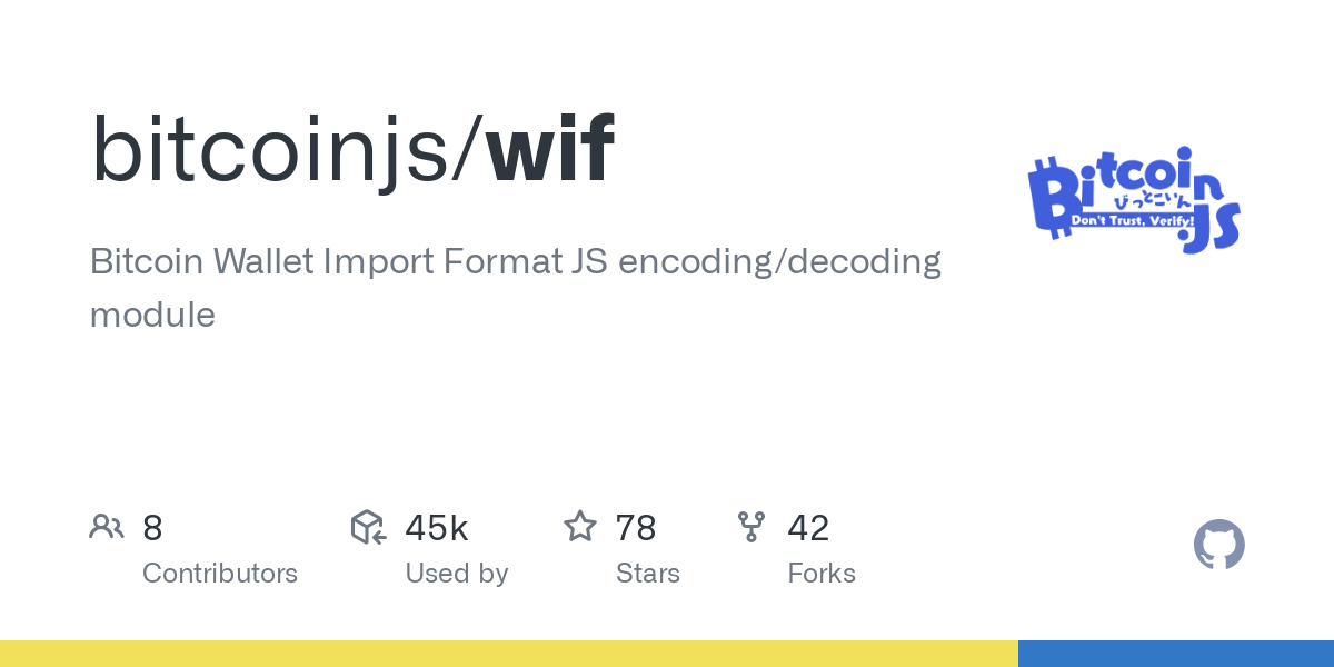 bitcoin-wif | Yarn