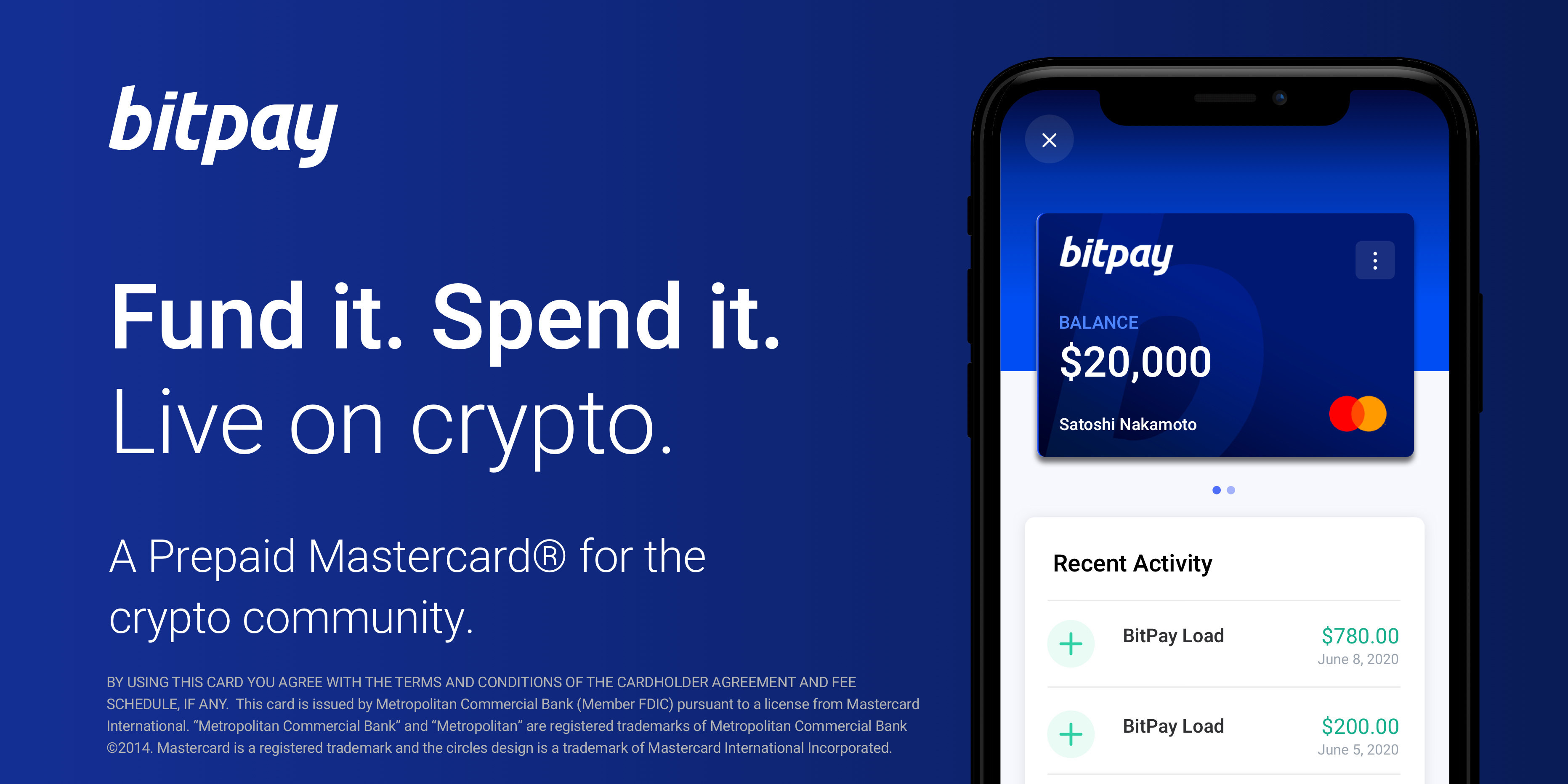 BitPay Launches Prepaid Crypto Mastercard for US Customers - CoinDesk