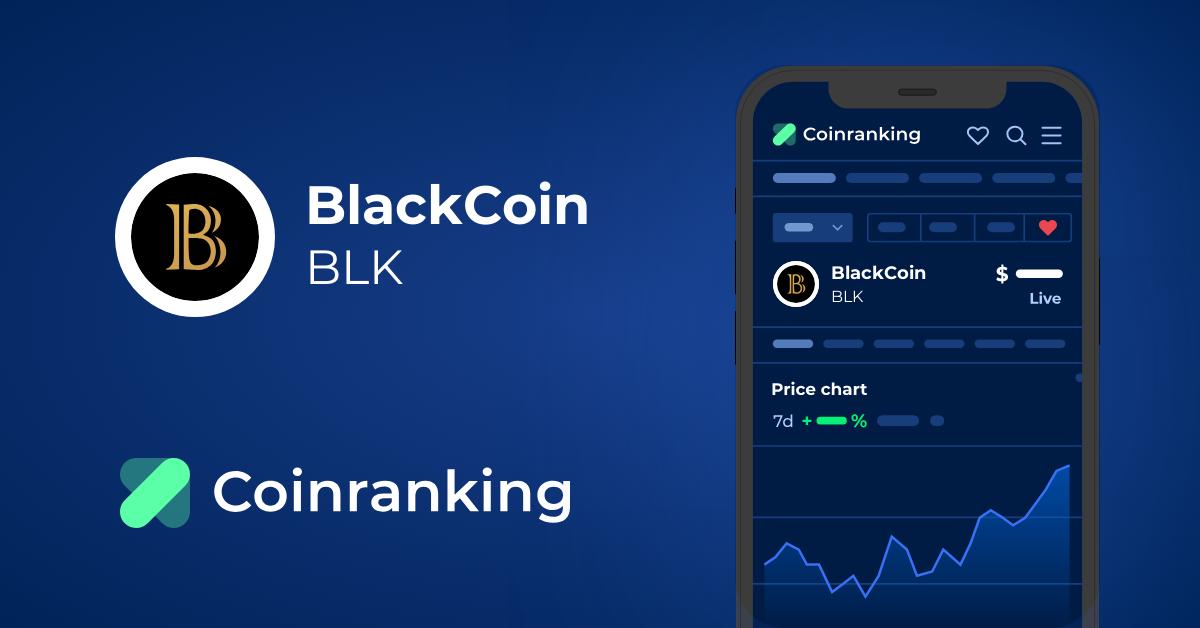 BlackCoin USD (BLK-USD) Price, Value, News & History - Yahoo Finance