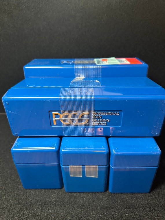 PCGS Blue Storage Boxes From USA PCGS, x40 Saflips or x20 Slabs - Coin – Emporium Antiquities