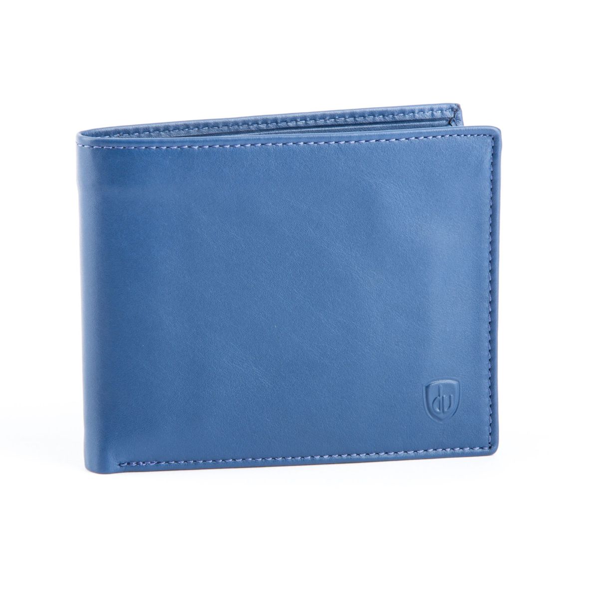 Black and Blue Men's contrast Leather Wallet-1 – One Degree