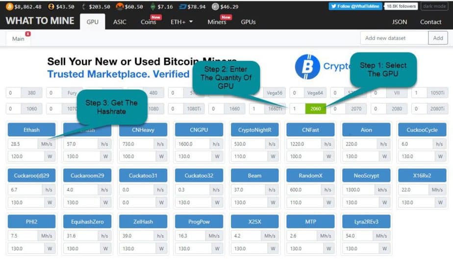 #1 Bitcoin Mining Calculator for Hash Rate ( Profits)