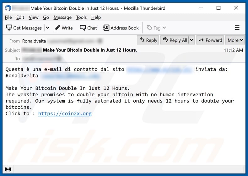 Bitcoin ransom from my own email address - Microsoft Community